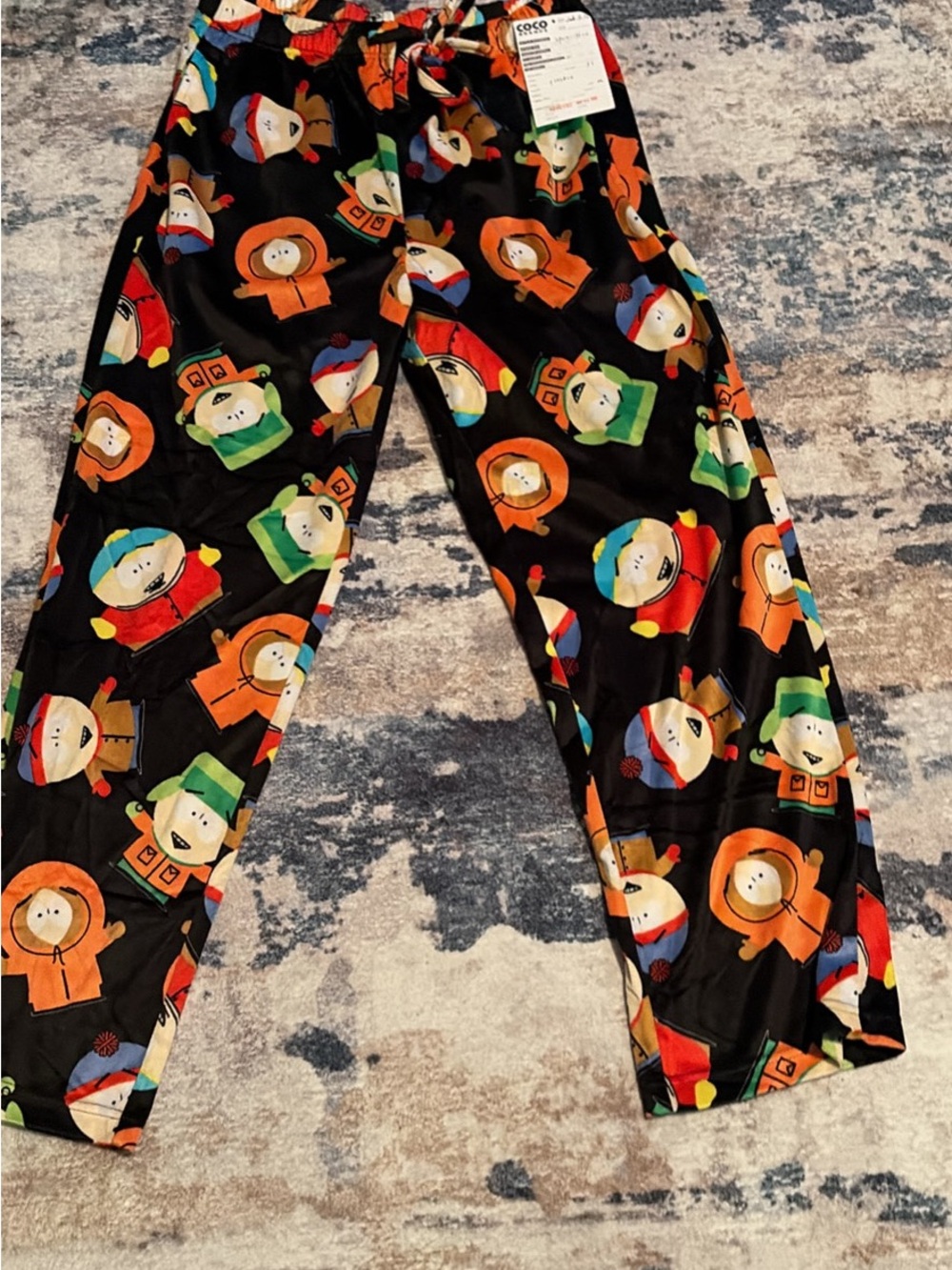 Unbranded Men’s Black Character Print Pajama Pants - Cozy Lounge Bottoms
